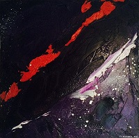 Christophe bicharel abstraction violette reduit