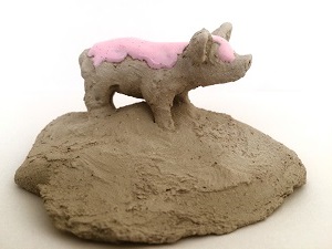 Sculpture christophe bicharel cochon 1